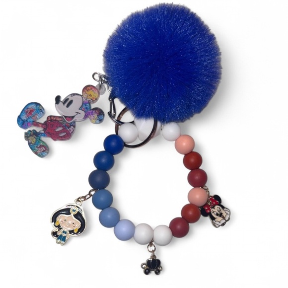 Disney Accessories - 100 Years of Mickey (6th Edition) Women’s Silicone Beaded Keychain